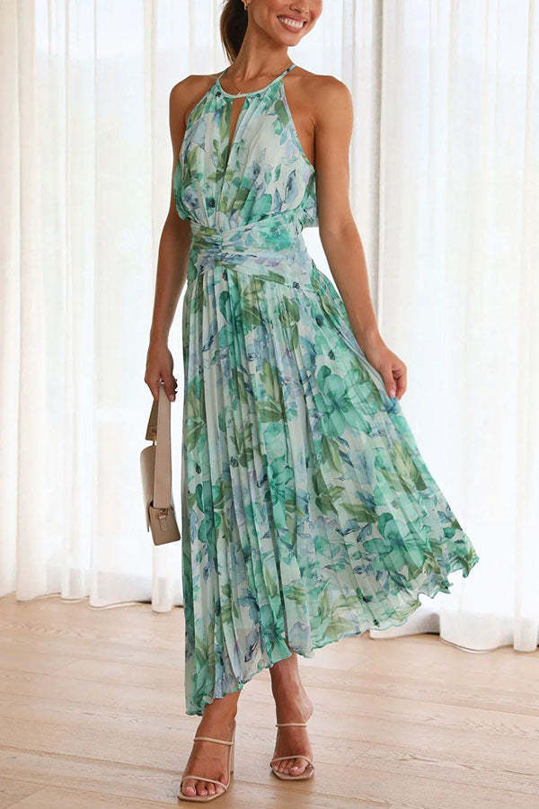 Bele's floral midi dress