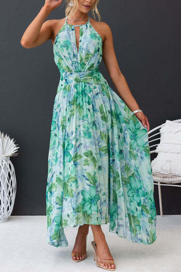 Bele's floral midi dress
