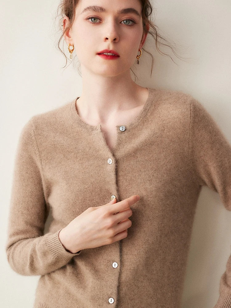 Ashford Cashmere Crew Cardigan