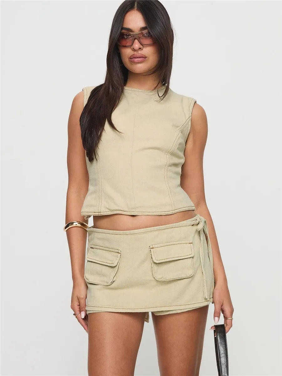 Dakota Pocket Mini Skirt