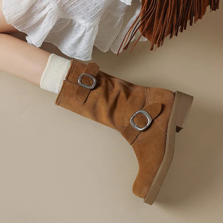 Women's Fair Isle Buckled Tredders