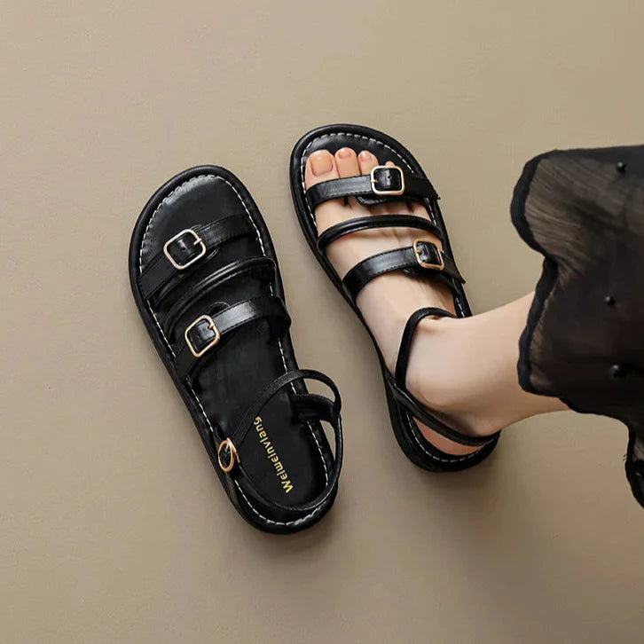 Malibu Leather Sandals