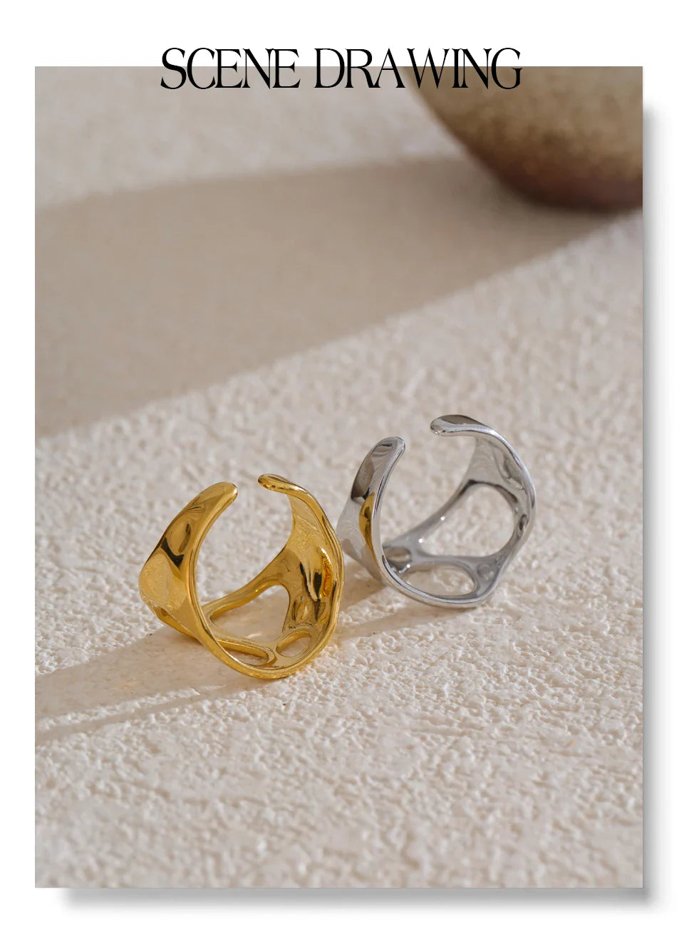 Forma Gold Open Ring