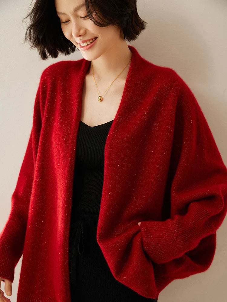 Briarwood Cashmere Shawl Sweater
