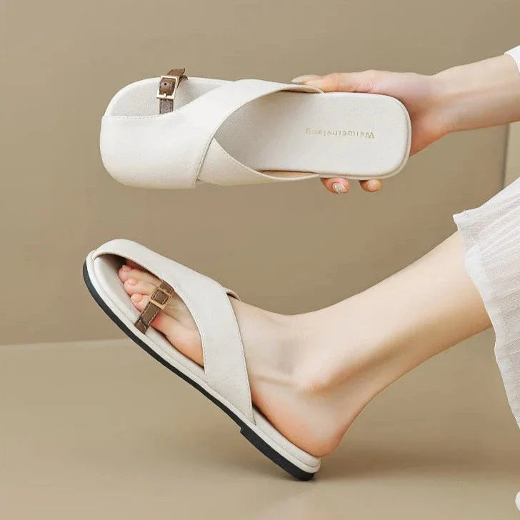 Minimalist Buckle Sandals