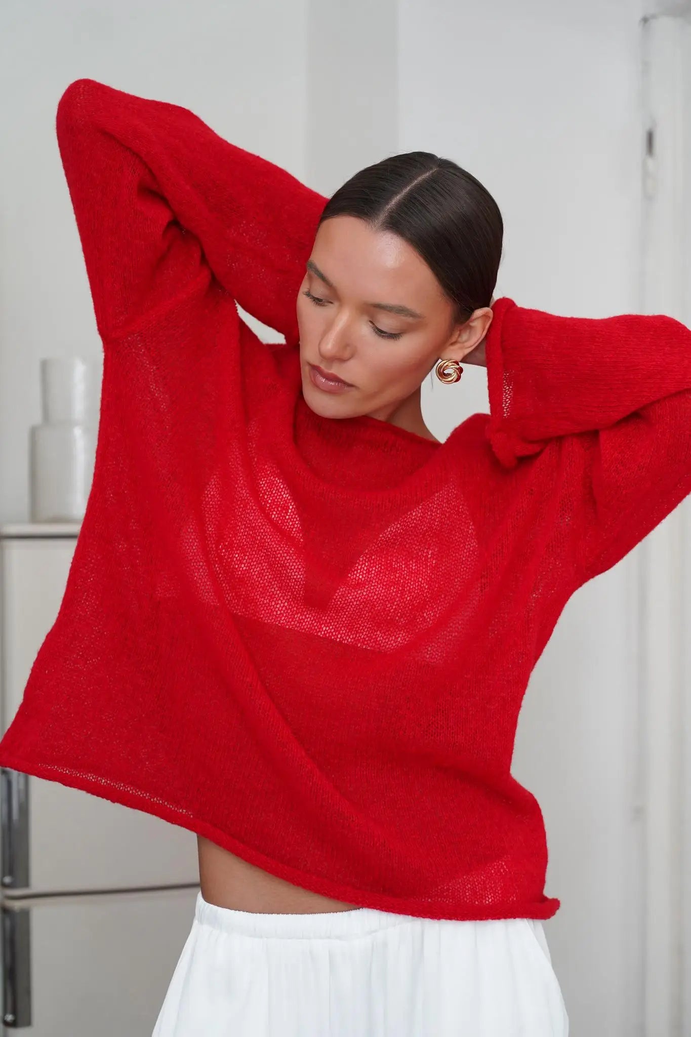 Liora Relaxed Crewneck Sweater