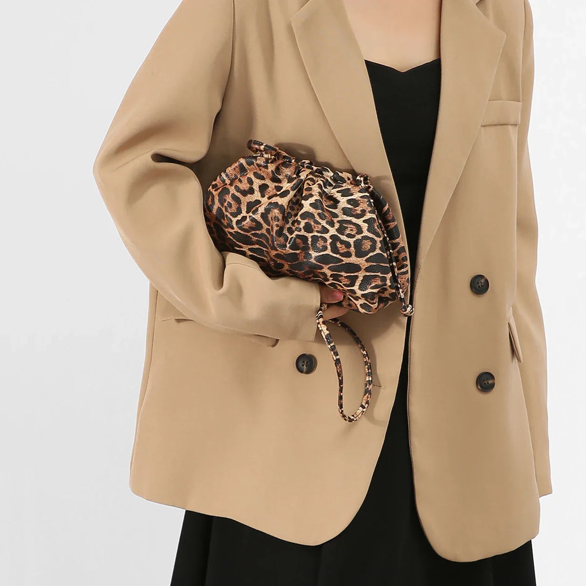 Chloé Leopard Clutch