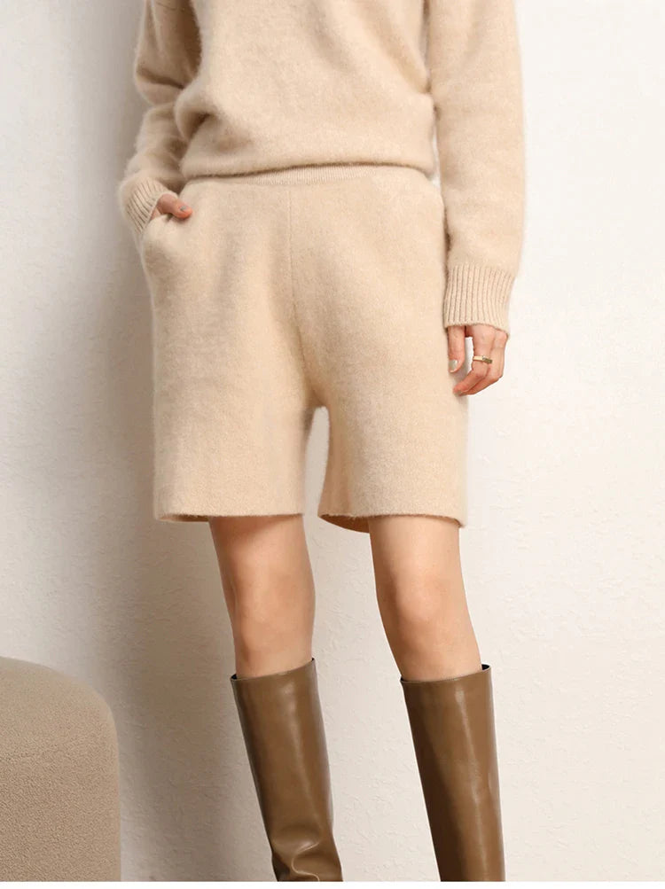 Hadleigh Cashmere Knit Shorts