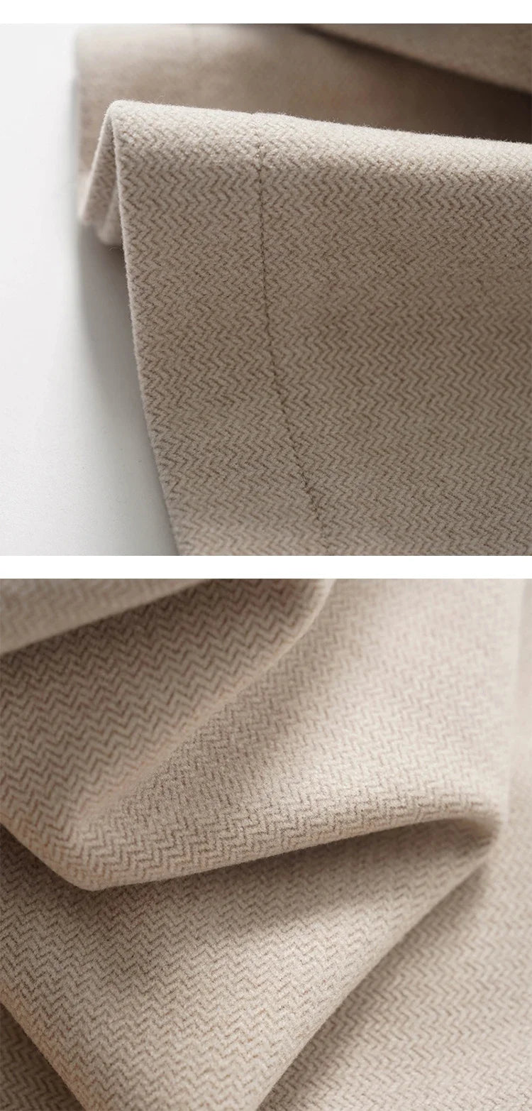 Milano Wide Leg Wool Trousers