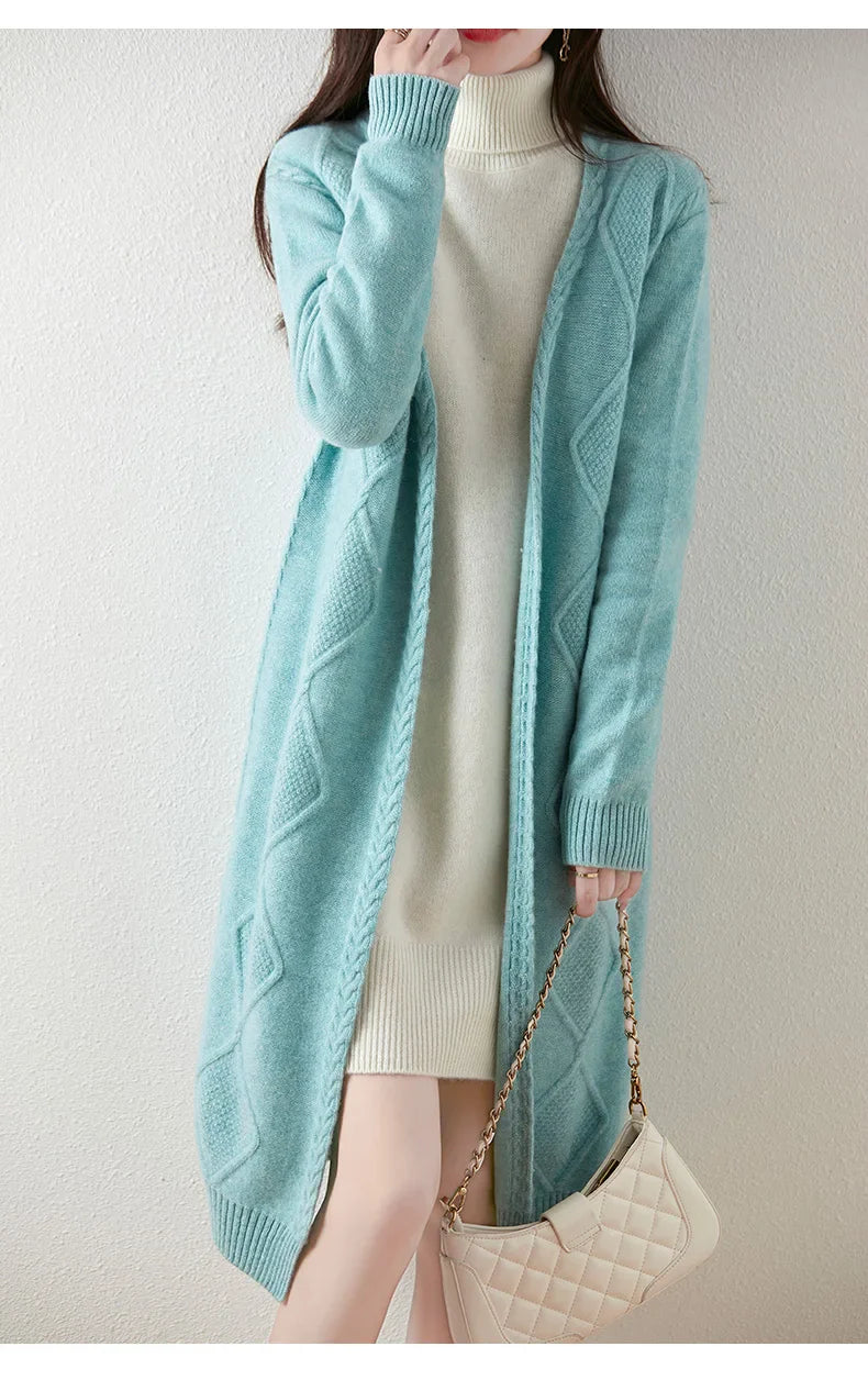 Copenhagen Cable-Knit Cardigan