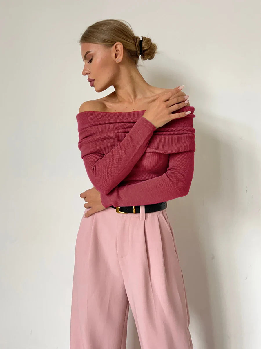 Orvieto Off-Shoulder Knit Top