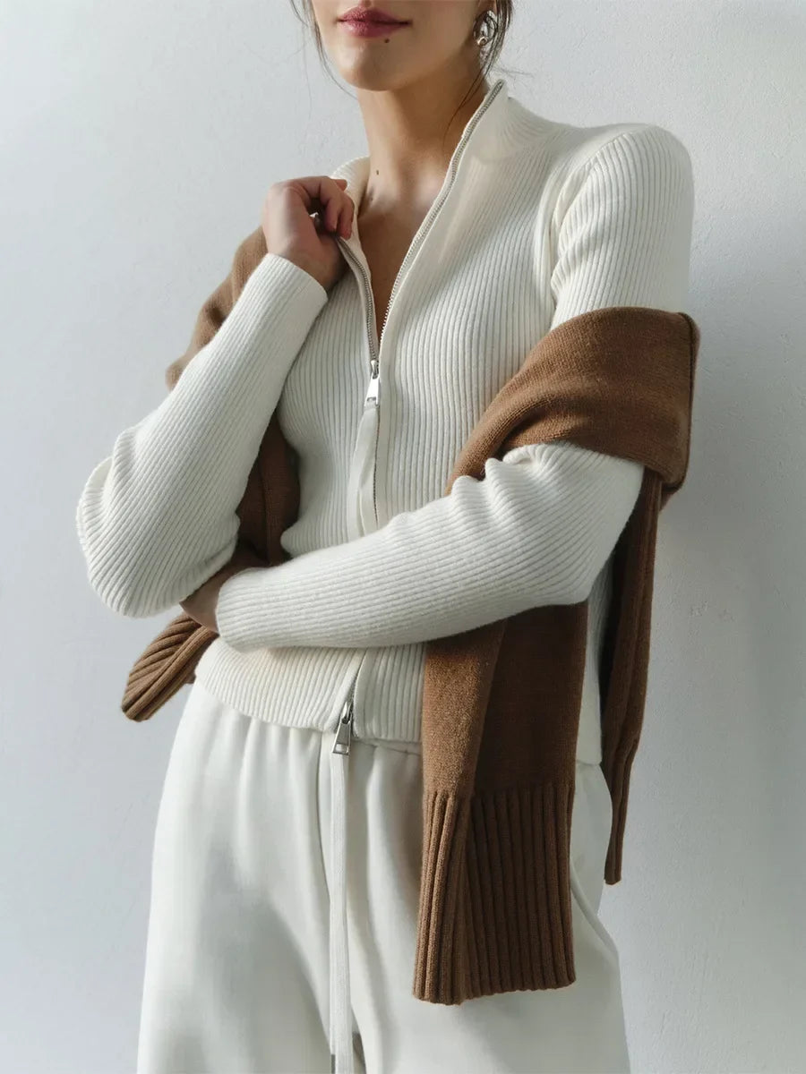 Hässleholm Cotton Double-Zip Knit