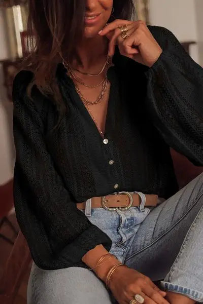 Châteaudun Vintage Summer Blouse