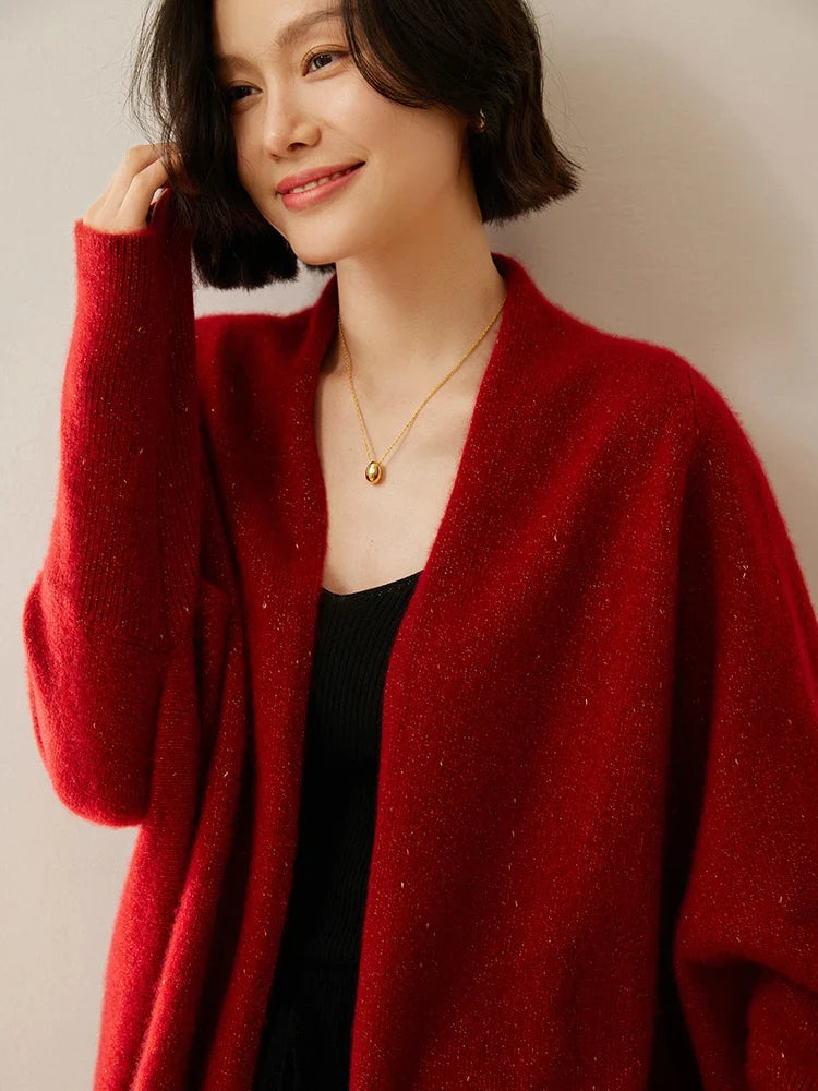 Briarwood Cashmere Shawl Sweater