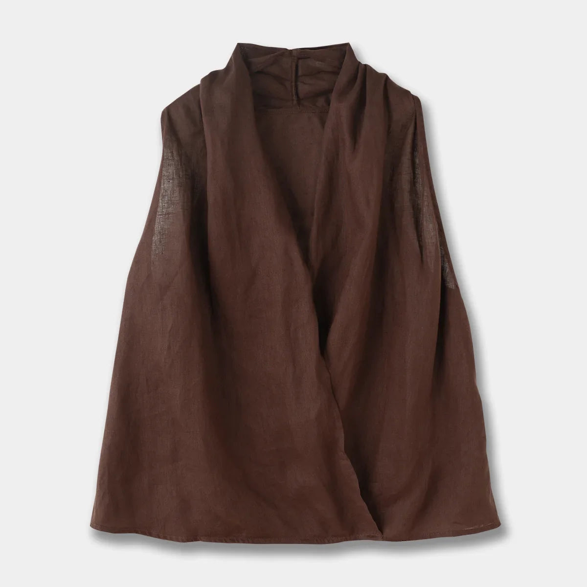 Valienne Drape Linen Vest
