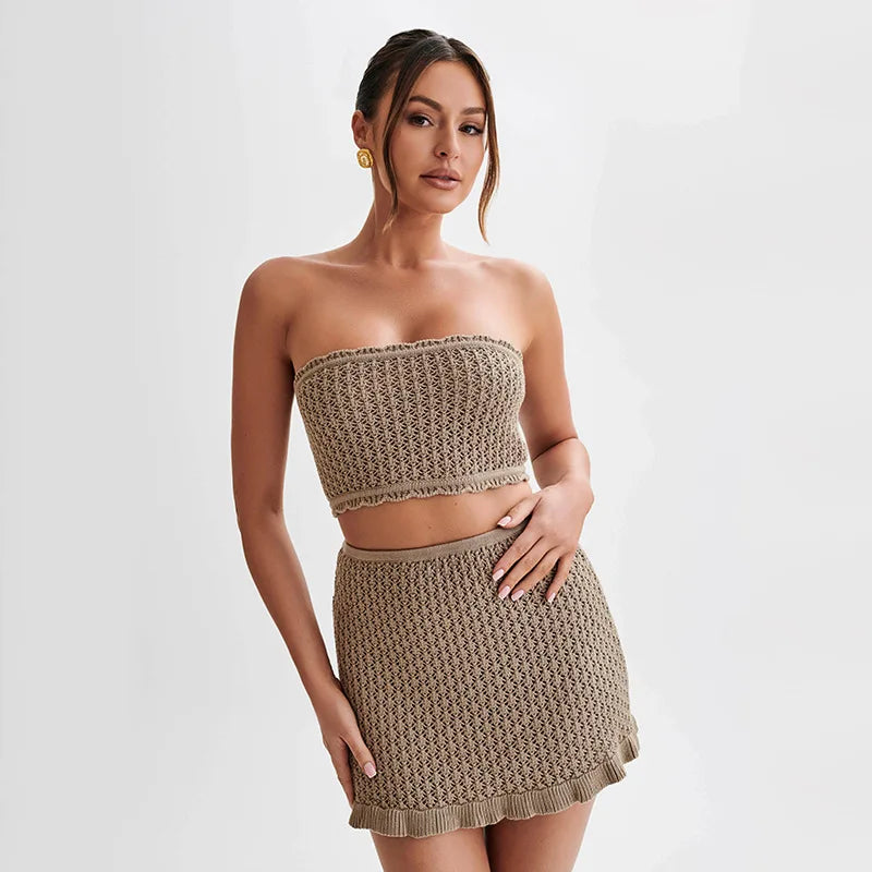 Kaia Beach Knit Set