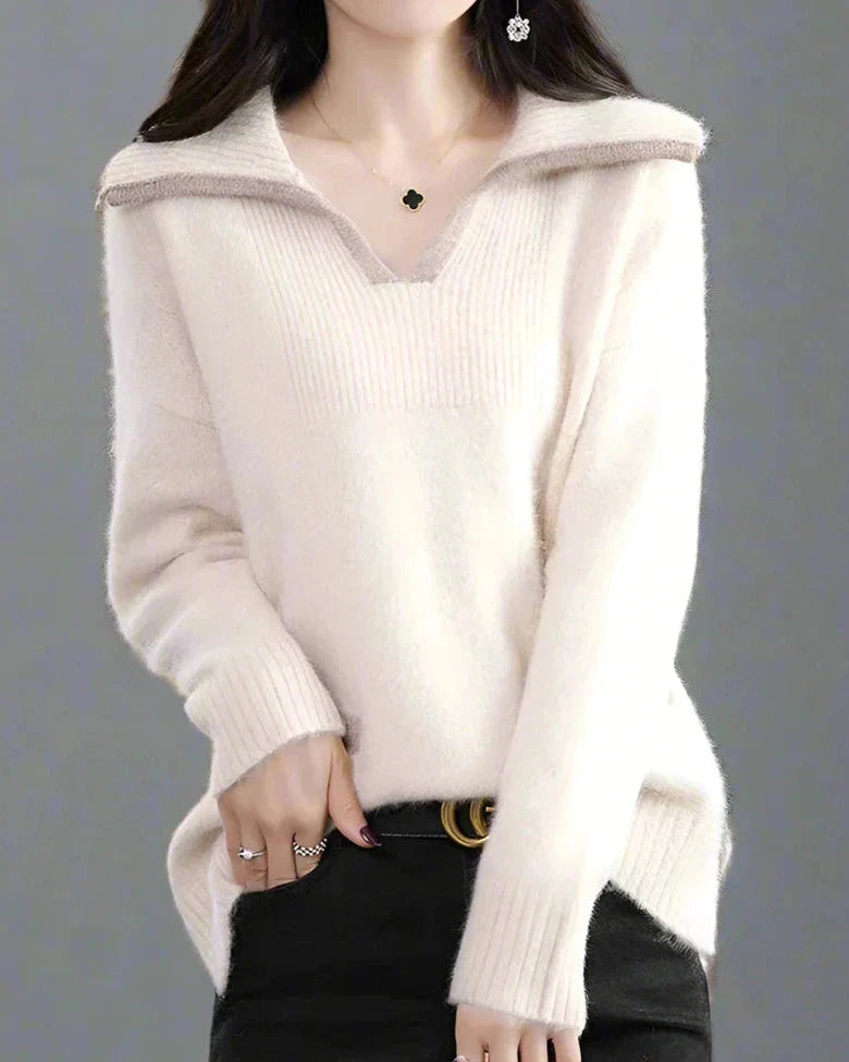 Dresden Mink Wool Sweater