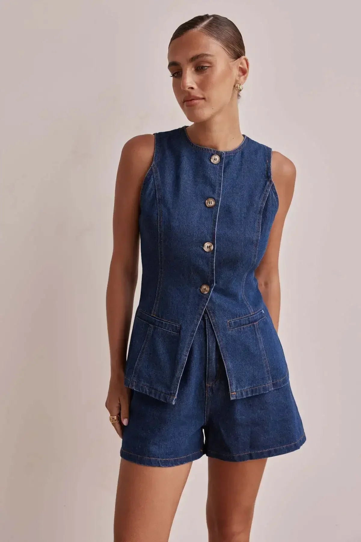 Monroe 100% Cotton Denim Set