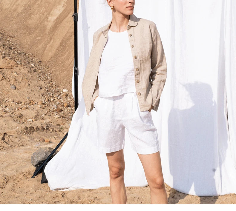 Marinette Linen Tank