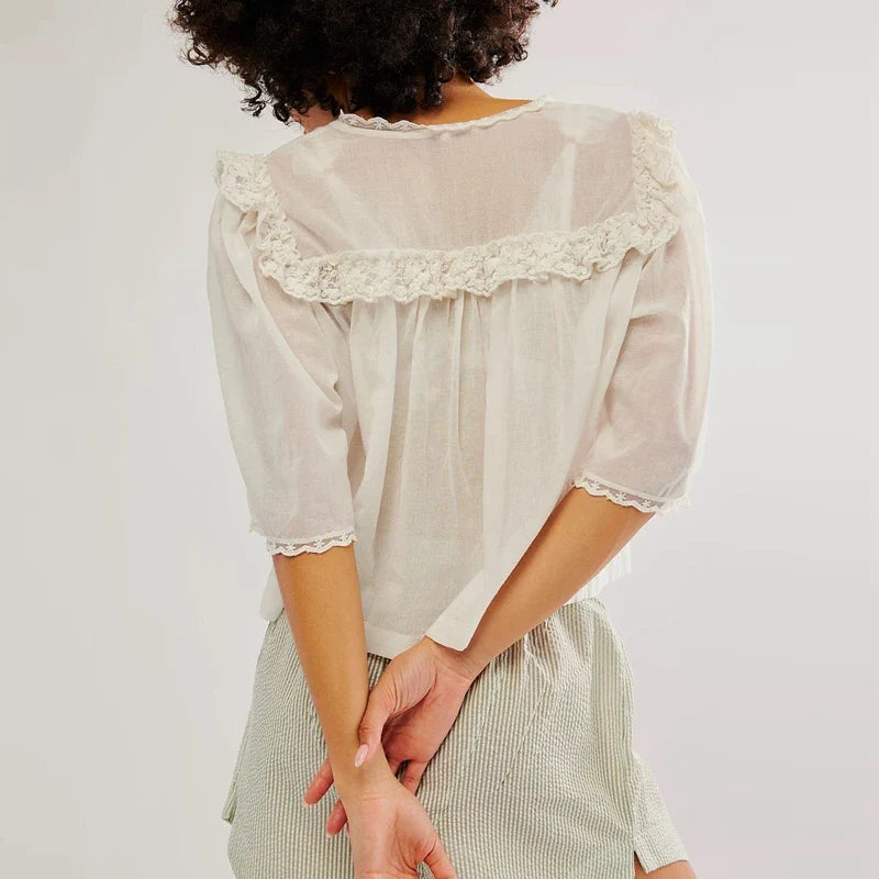 Marais Ruffle Blouse