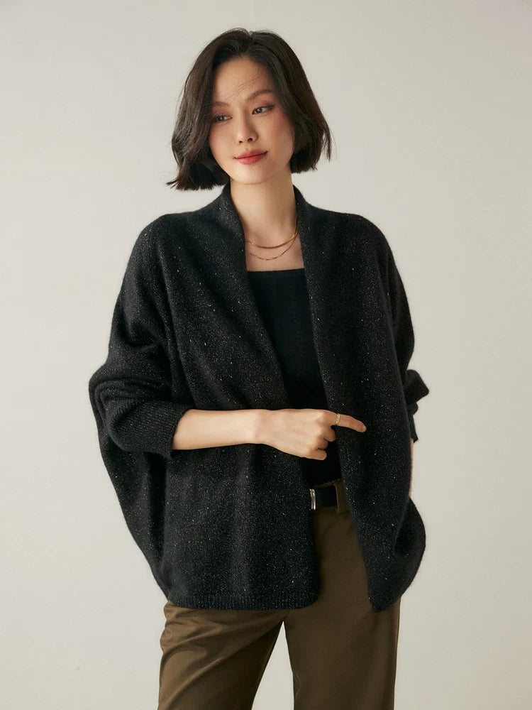 Briarwood Cashmere Shawl Sweater