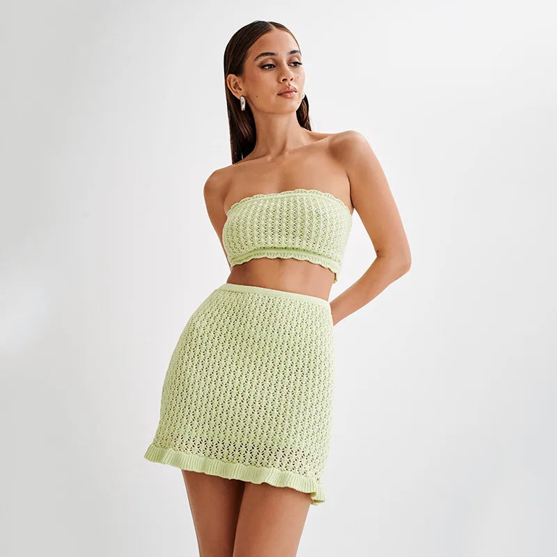 Kaia Beach Knit Set