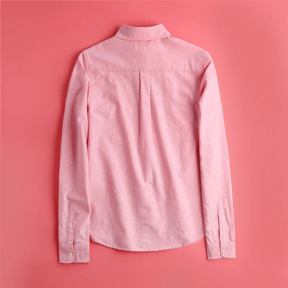 Pastel Oxford Elegant Blouses