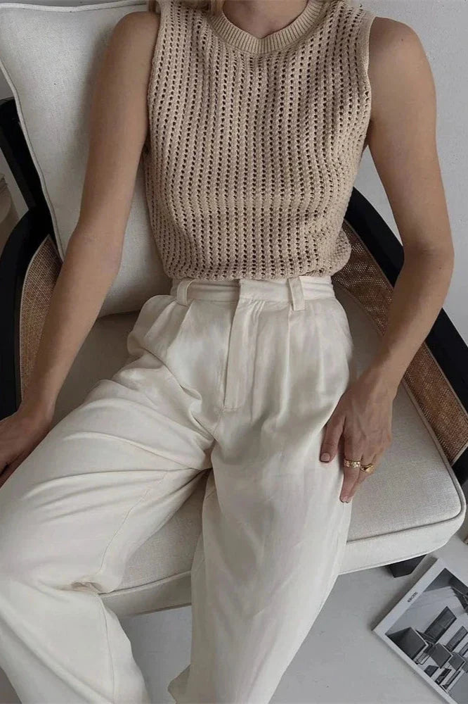 Amalfi Hollow Knit Tank