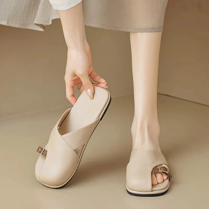 Minimalist Buckle Sandals