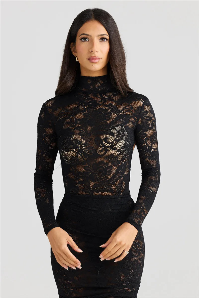 Enchantress Lace Bodycon Slip Dress