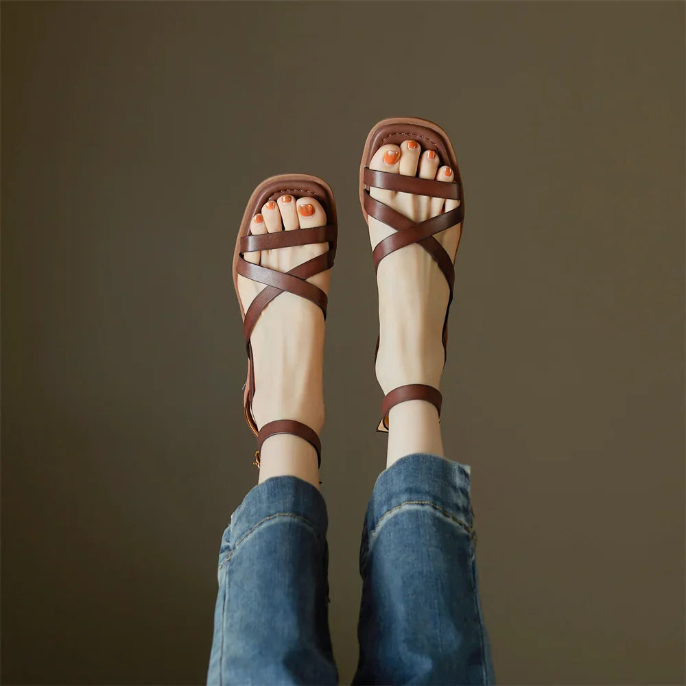 Ravello Crosswalk Orthopedic Leather Sandals