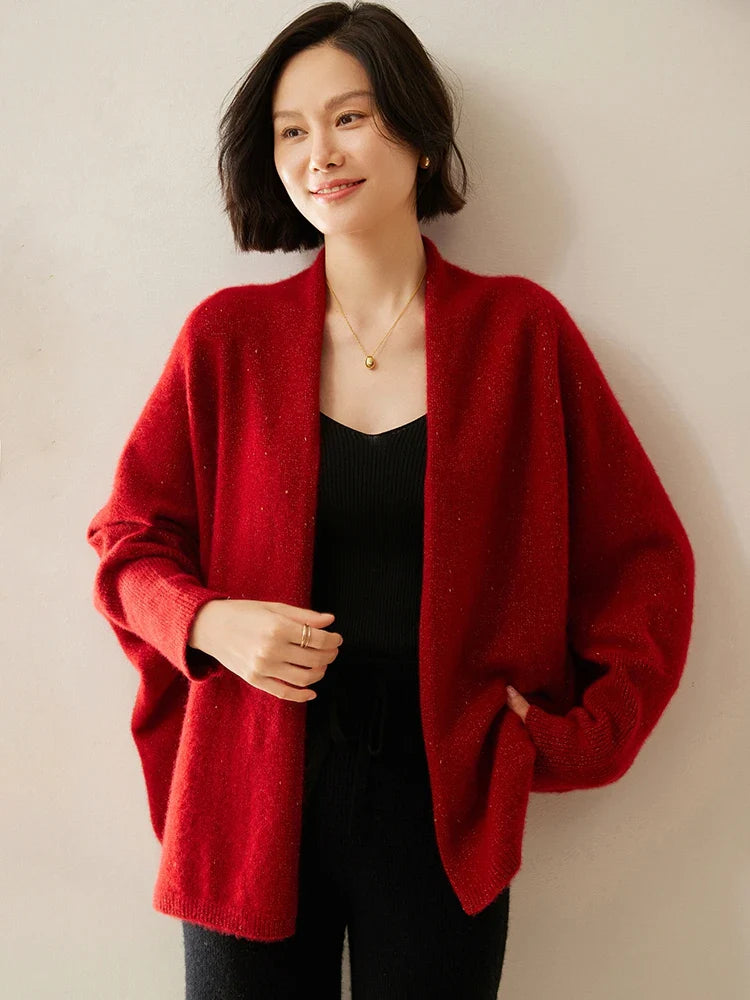 Briarwood Cashmere Shawl Sweater