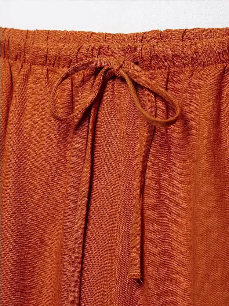 Capri Ember Linen Set