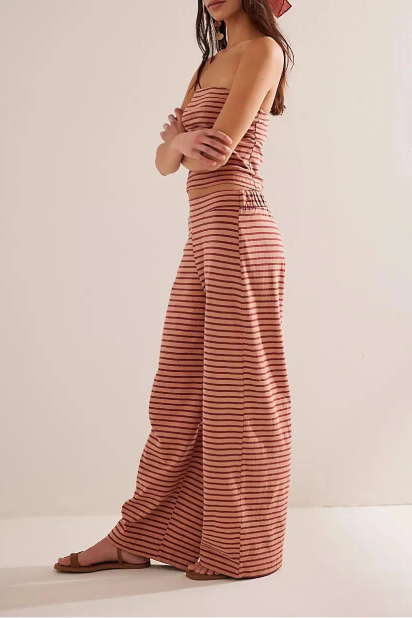 Romena Linen Striped Set