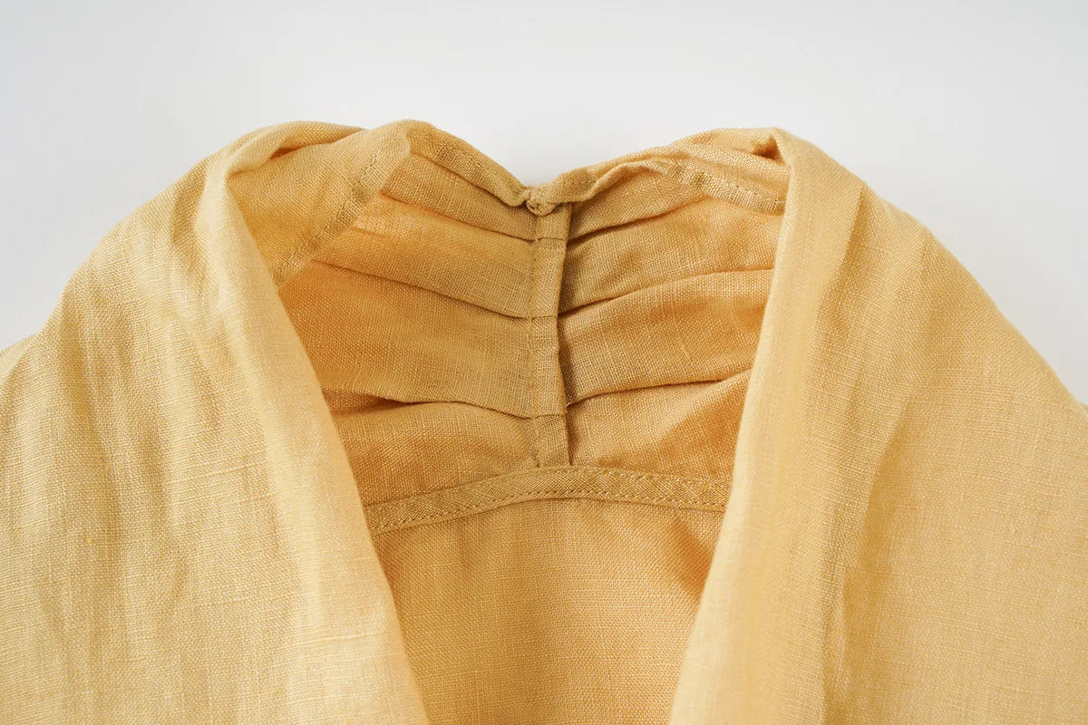 Valienne Drape Linen Vest
