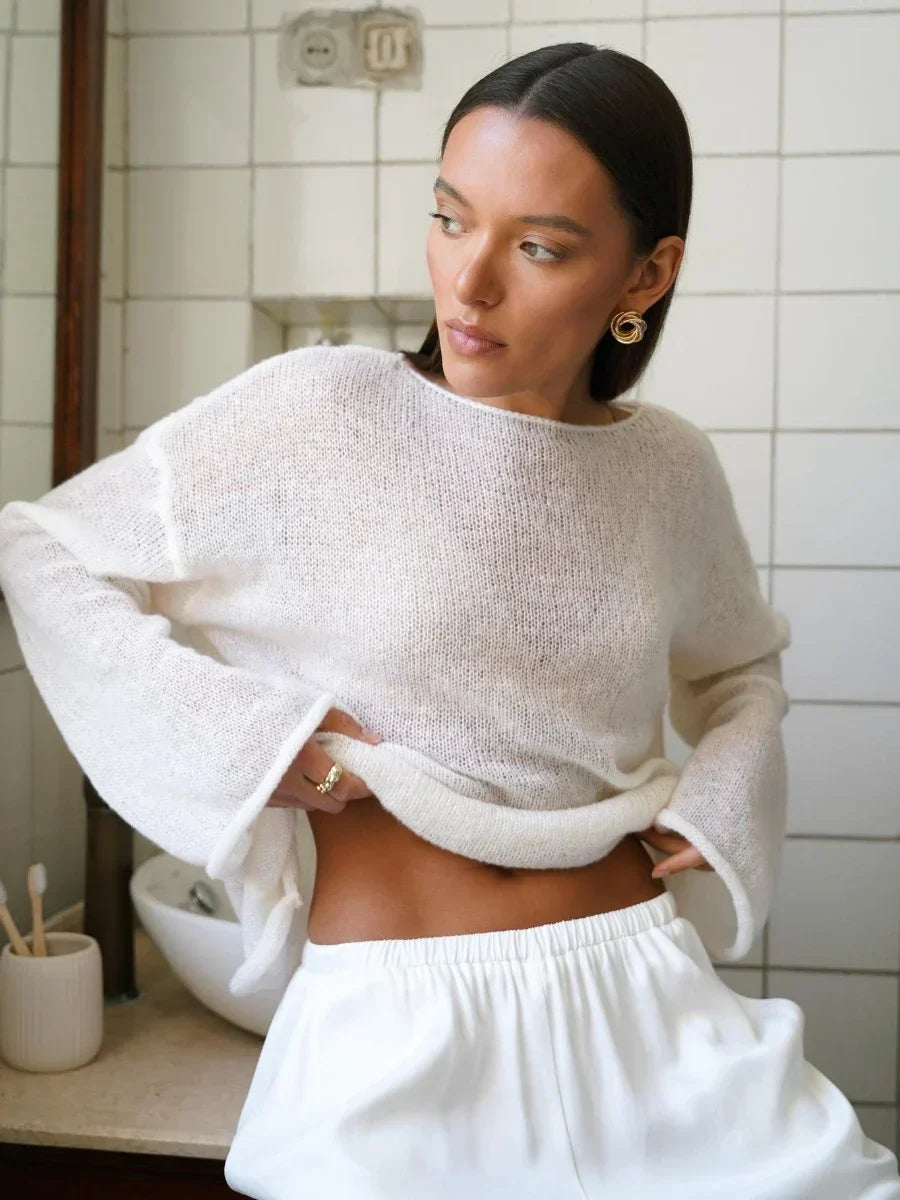 Liora Relaxed Crewneck Sweater