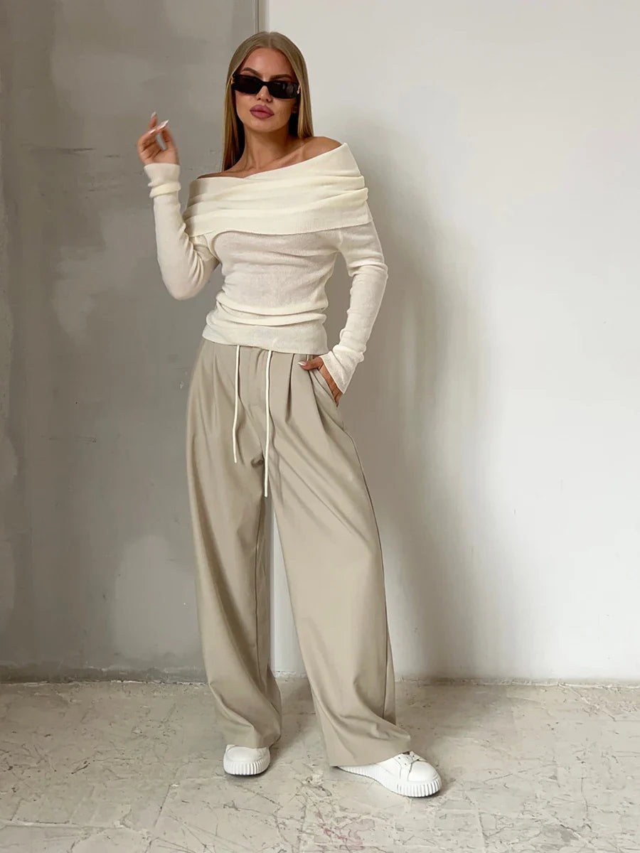 Orvieto Off-Shoulder Knit Top