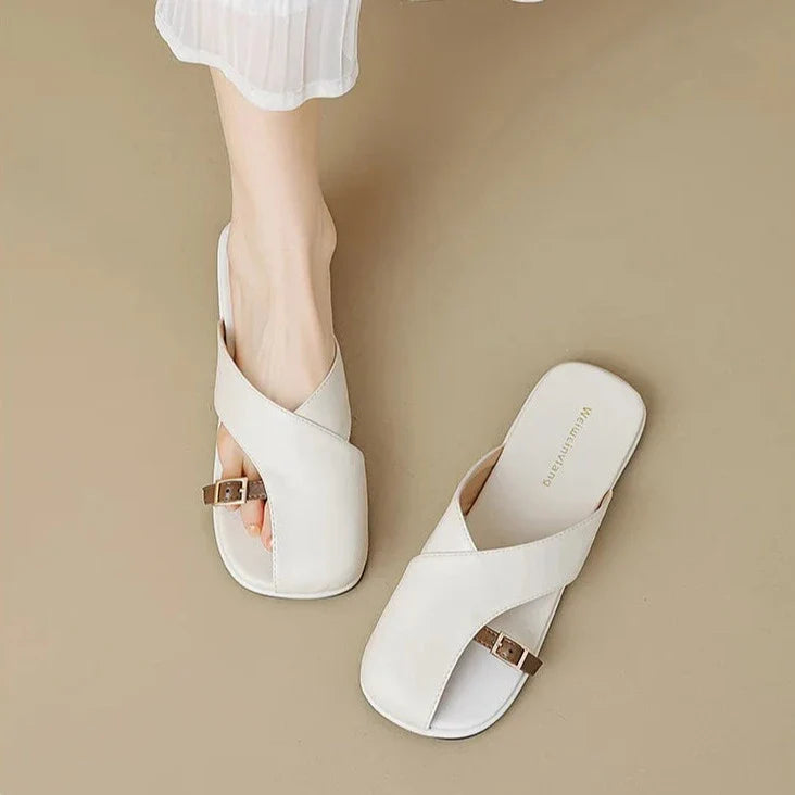Minimalist Buckle Sandals