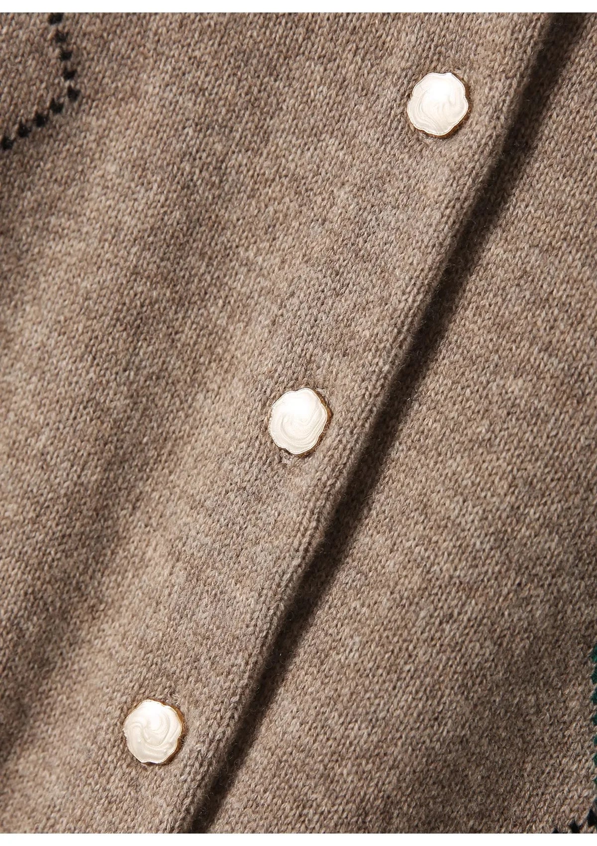 Elle Diamond Cashmere Cardigan