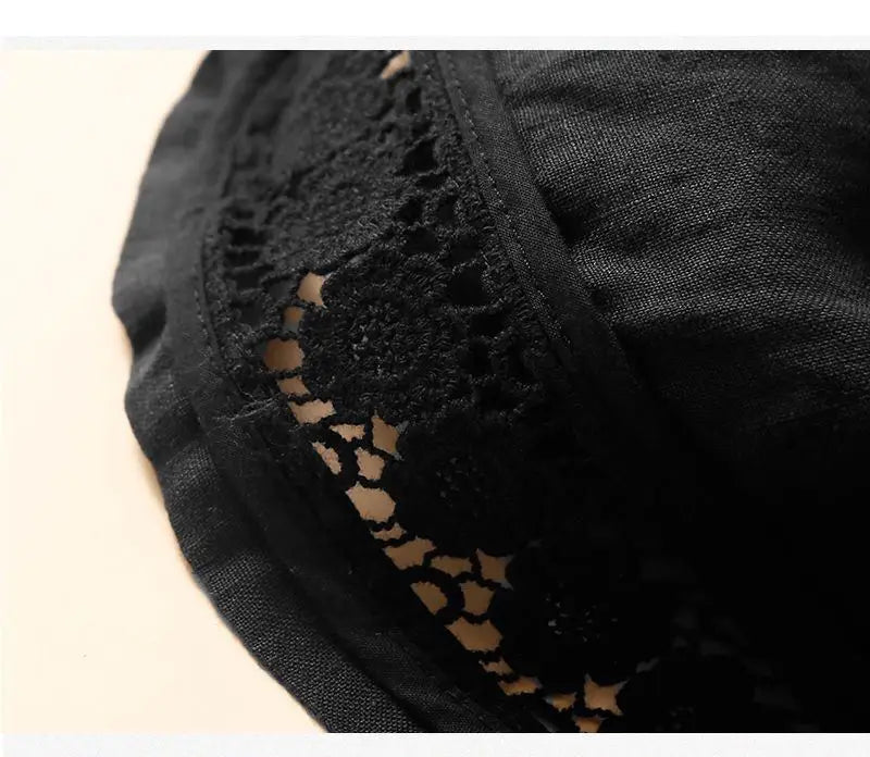 Lenora Embroidered Linen Shorts