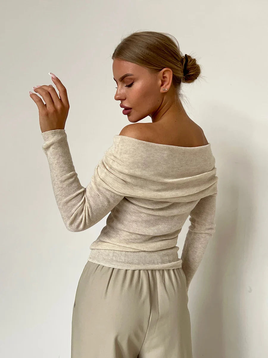 Orvieto Off-Shoulder Knit Top