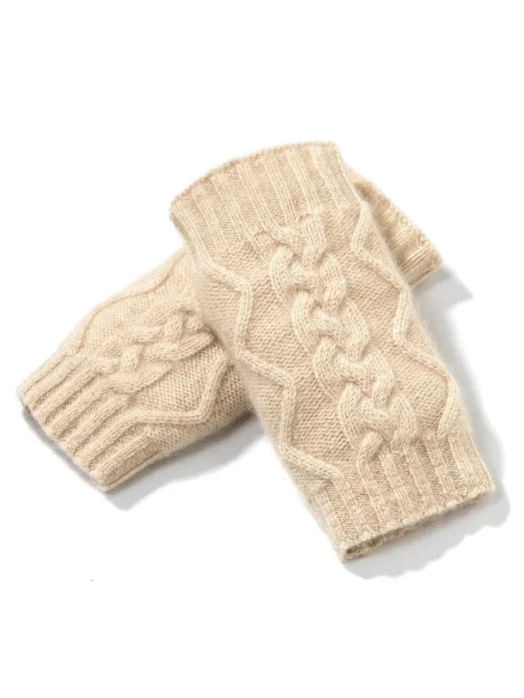 Cashmere Fingerless Gloves