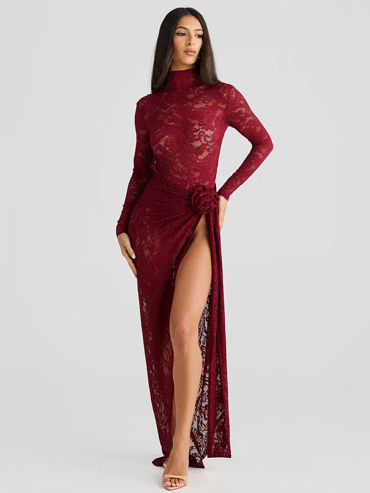 Enchantress Lace Bodycon Slip Dress