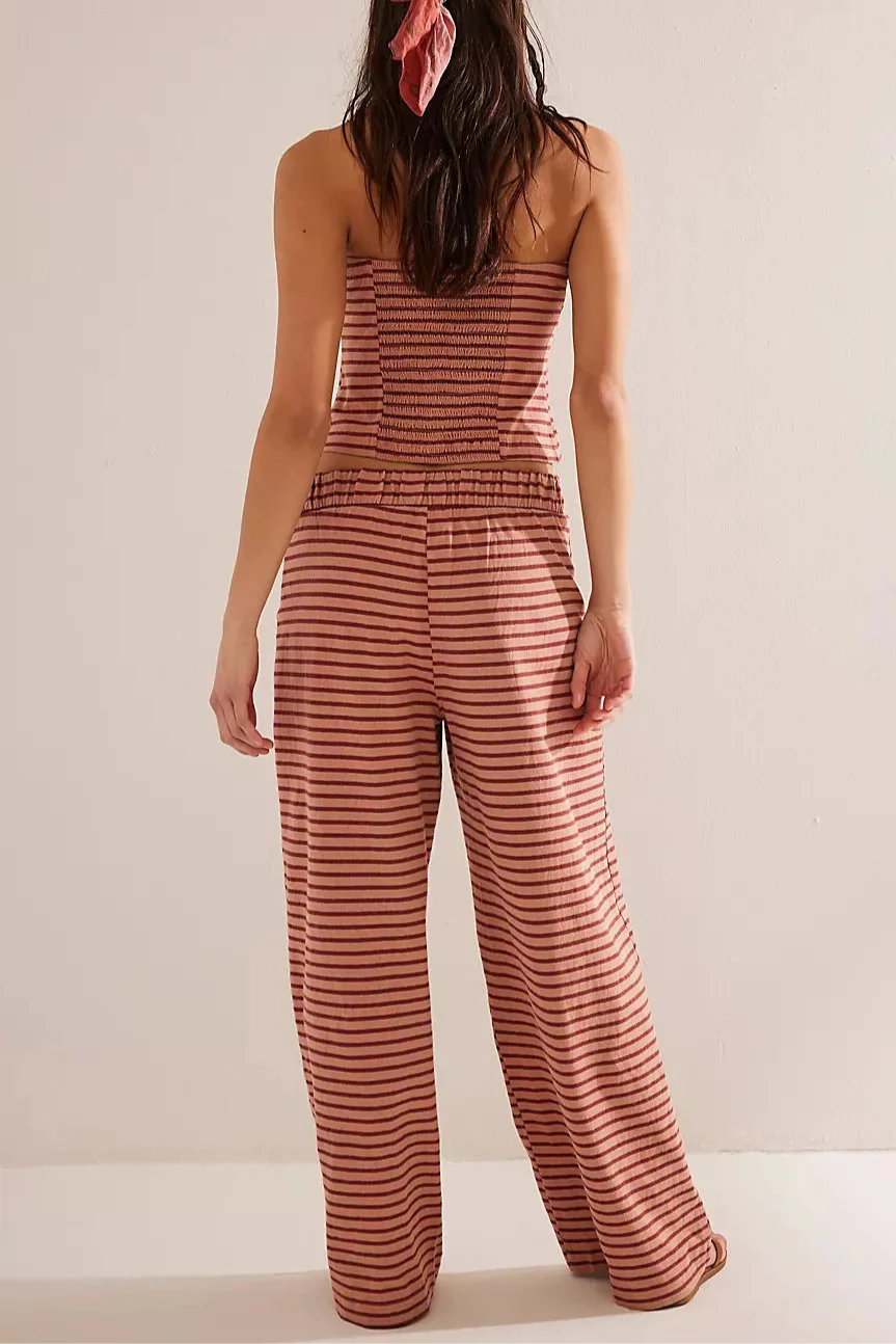 Romena Linen Striped Set