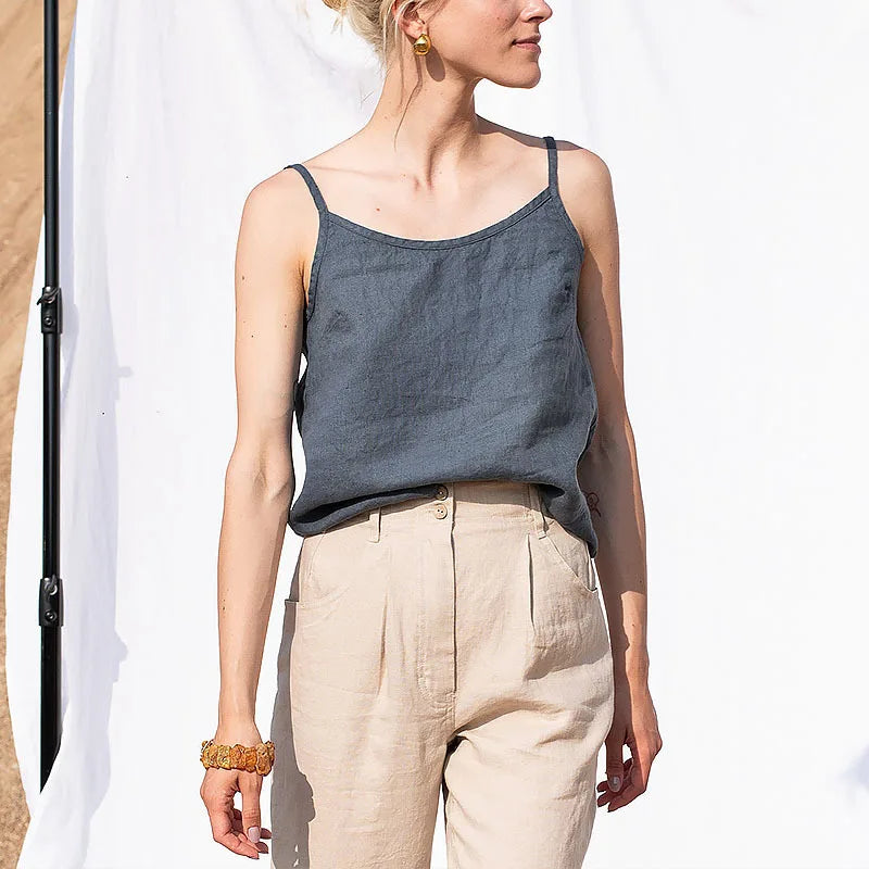 Lightweight Linen Top