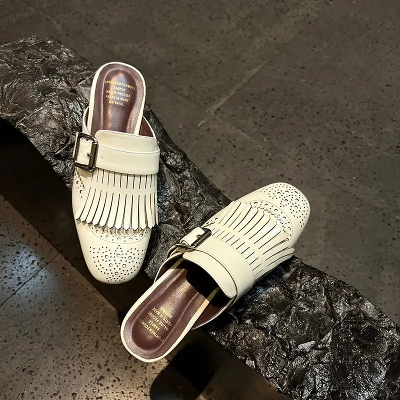 Winslow Fringe Leather Loafers