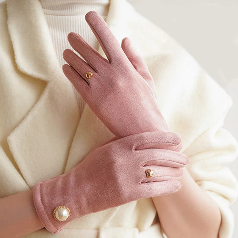 Noir Pearl Touch Gloves