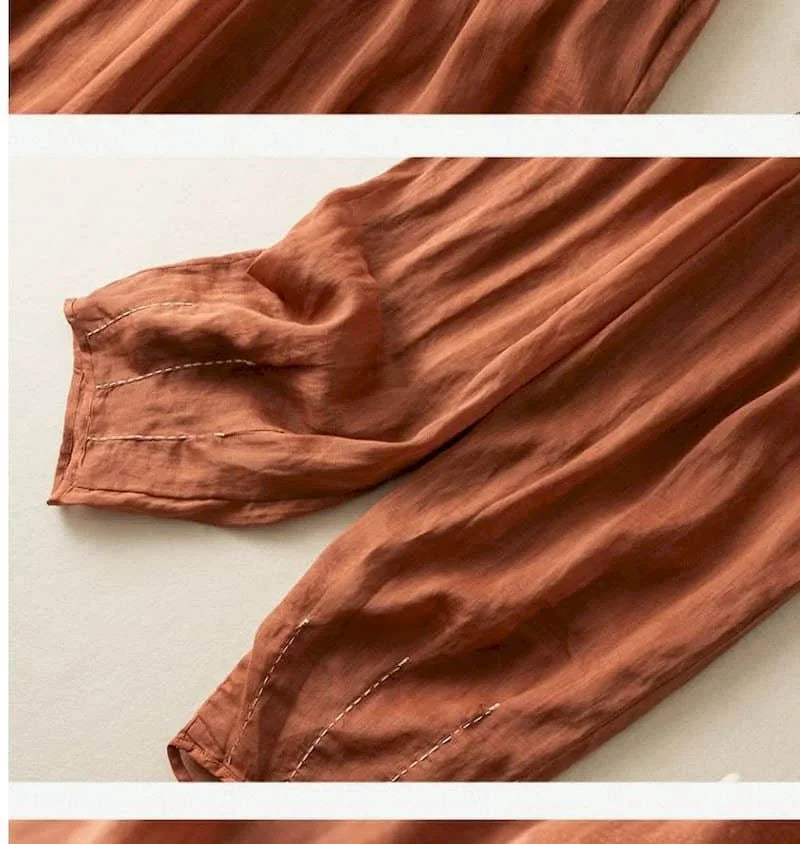 Fleurine Linen Pants