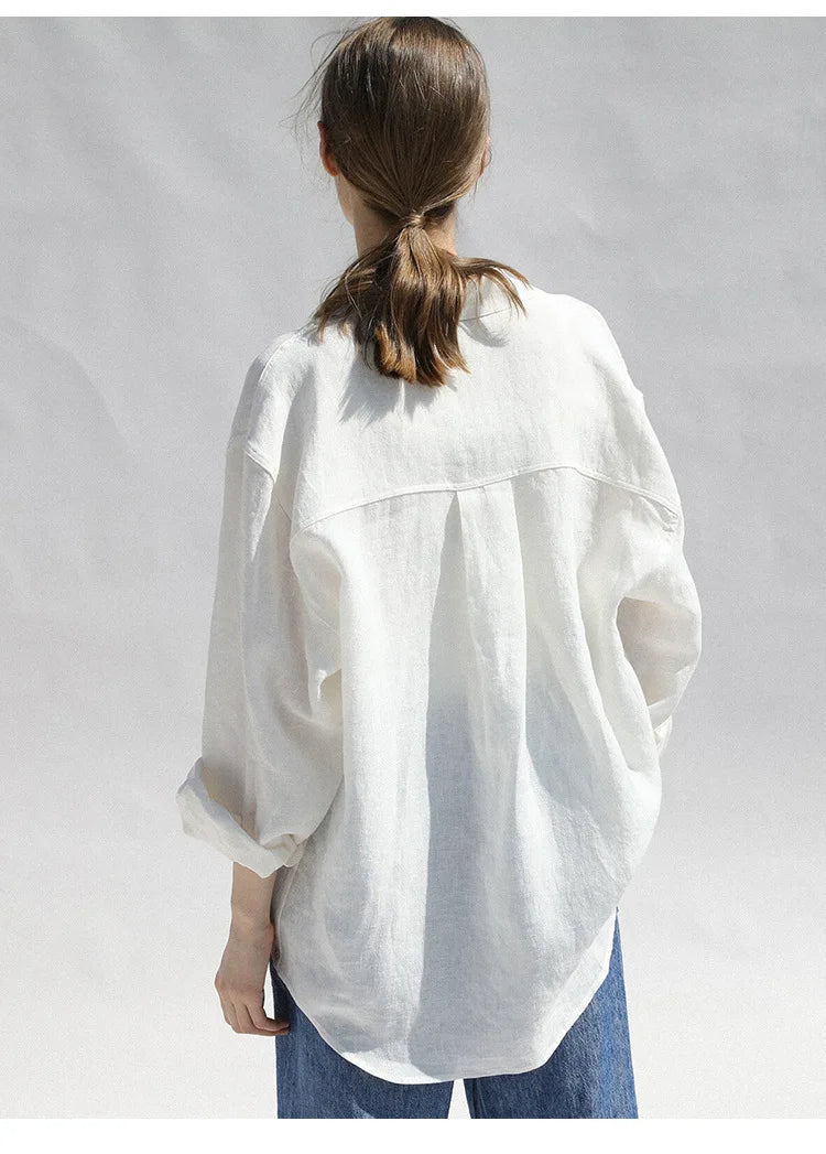Oversized Linen Blouse