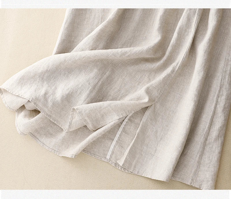 Everly 100% Linen Skirt